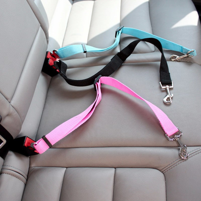 Adjustable Dog Car Seat Belt – Safe Travel for Pets