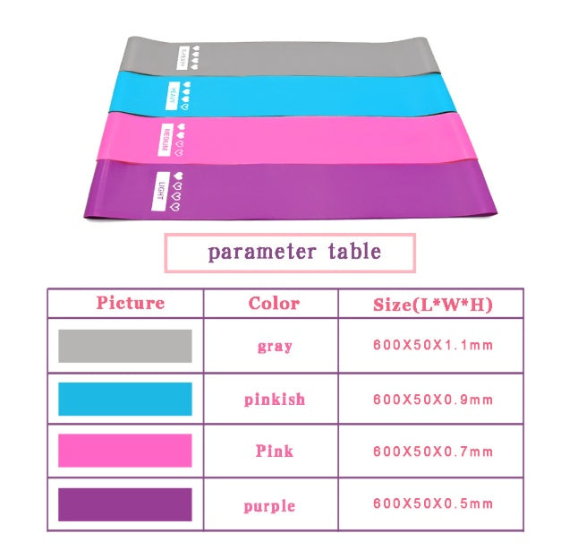 Resistance Bands Set – Booty, Yoga & Full Body Workout