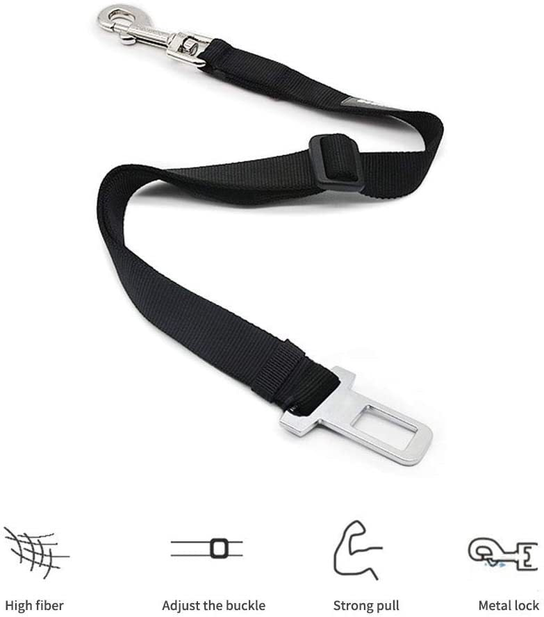 Adjustable Dog Car Seat Belt – Safe Travel for Pets